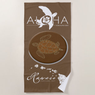 Serviette De Plage Aloha îles d'Hawaï