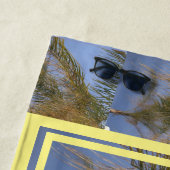 Serviette De Plage Aloha Summer Palm Trees Beach Towne (En situation)