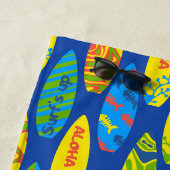 Serviette de plage Aloha Surfboards (En situation)