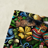 Serviette De Plage AlOHA Tropical Beach Towel (En situation)