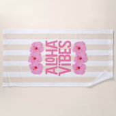 Serviette de plage Aloha Vibes (Devant)