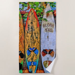 Serviette De Plage Aloha Yall
