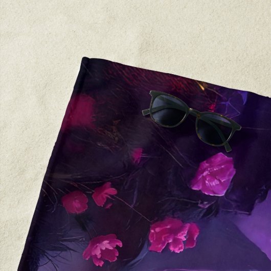 SERVIETTE DE PLAGE ALPHA CHICK (En situation)