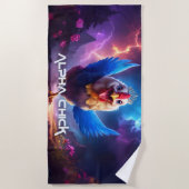 SERVIETTE DE PLAGE ALPHA CHICK (Devant)