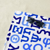 Serviette De Plage alphabet grec (En situation)