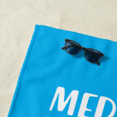 Serviette De Plage Alphabet Médical (En situation)