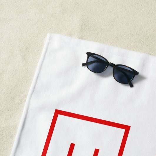 Serviette de plage Alsace - Elsass (En situation)