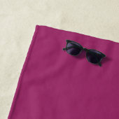 Serviette De Plage Amarant (M&P) (couleur unie) (En situation)