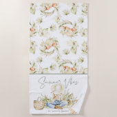 Serviette De Plage Ambiance estivale | Week-end de célibat Boho (Devant)