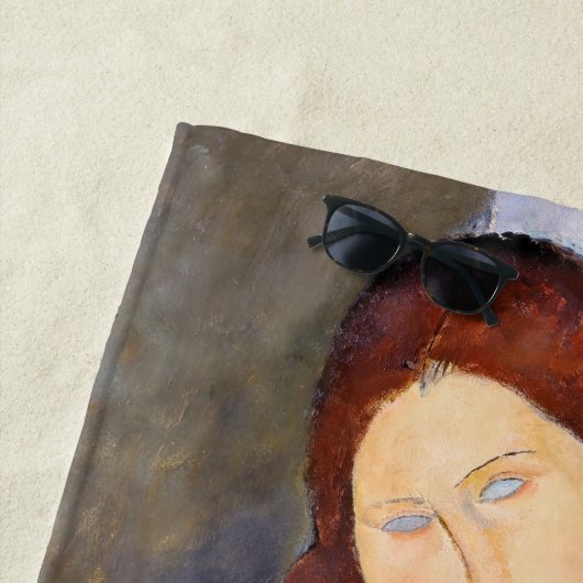 Serviette De Plage Amedeo Modigliani - Jeanne Hebuterne (En situation)