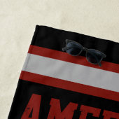 Serviette De Plage American by Birth Soldier par choix Anciens combat (En situation)