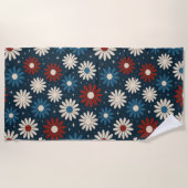 Serviette De Plage American Daisy's (Devant)