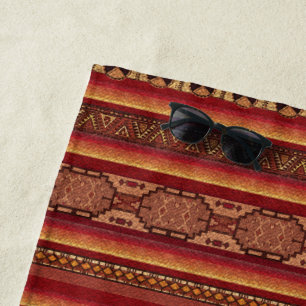 Serviette De Plage Amérindien