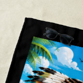 Serviette de plage amérindienne avec Summer Sky Wo (En situation)