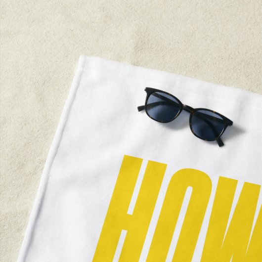 Serviette De Plage AMIS™ | Comment tu fais ? (En situation)