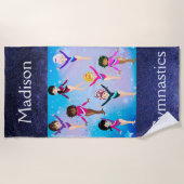 Serviette De Plage Amis De Gymnastique : Ces Gymnases Nous Ressemblen (Devant)