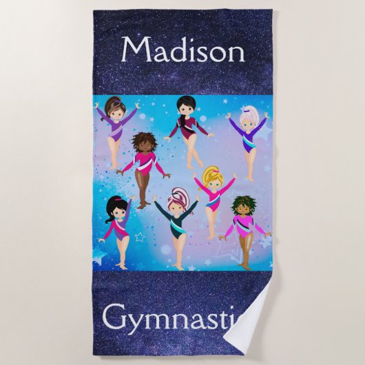 Serviette De Plage Amis De Gymnastique : Ces Gymnases Nous Ressemblen (Devant)