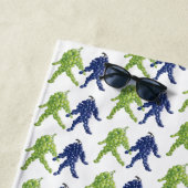 Serviette De Plage Amis du raisin (En situation)
