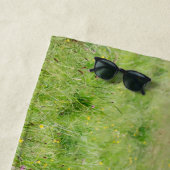 Serviette De Plage Amis mignons de poulains de chevaux de Haflinger (En situation)