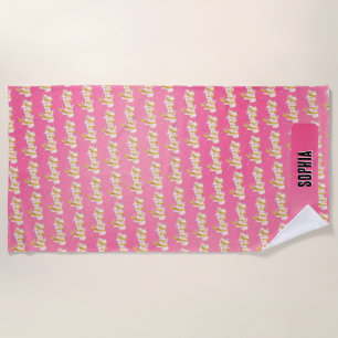 Serviette De Plage Amour