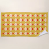 Serviette De Plage Amour Dumpling Longan Beach Towel (Devant)