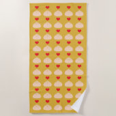 Serviette De Plage Amour Dumpling Longan Beach Towel (Devant)