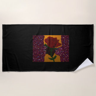 Serviette De Plage Amour éternel dans le jardin