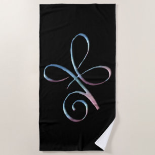 Serviette De Plage Amour inconditionnel dégradé