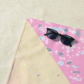 Serviette De Plage Amour Rétro Comme Jésus (En situation)