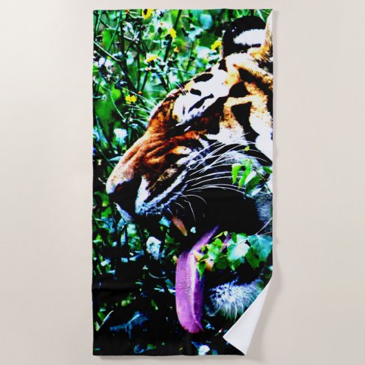 Serviette De Plage Amur Tiger btm (Devant)