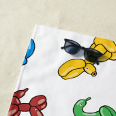 Serviette De Plage Amusants ballons lumineux design animaux (En situation)