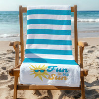 ☀️ Amusement au Soleil Rayure Turquoise Tropicale