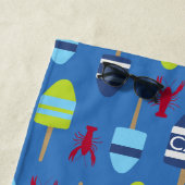 Serviette De Plage Amusement nautique de Chambre de plage de balise (En situation)