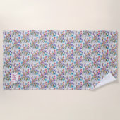 SERVIETTE DE PLAGE AMUSEMENT TROPICAL (Devant)