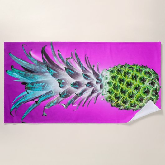 Serviette De Plage Ananas (Devant)