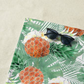 Serviette De Plage Ananas, couple doux (En situation)