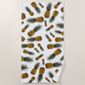 Serviette De Plage Ananas exotiques (Devant)