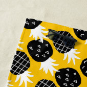 Serviette De Plage Ananas noir (En situation)