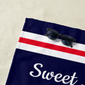 Serviette De Plage Ananas patriotique drôle (En situation)
