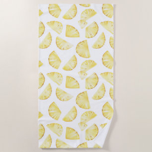 Serviette De Plage Ananas Tropicaux Aloha