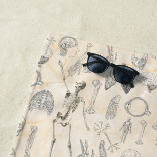 Serviette De Plage Anatomie humaine vintage pour le docteur