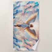 Serviette De Plage Ange femme aile la religion céleste paradis (Devant)