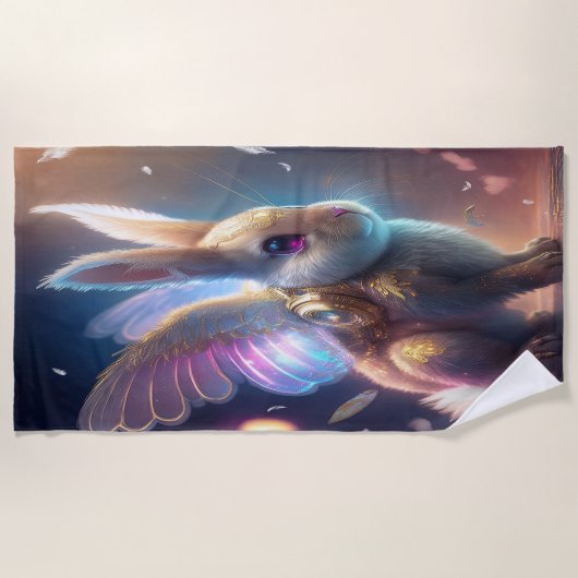 Serviette De Plage Angel Bunny (Devant)