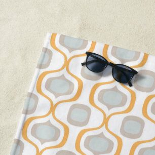 Serviette De Plage Angles rustiques : Nuances géométriques des fermes