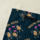 Serviette De Plage Angleterre Rocks (En situation)