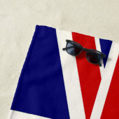 Serviette De Plage Angleterre Royal Crest Monogram Beach Towne (En situation)