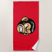 Serviette De Plage Angry Ape (Devant)
