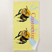 Serviette De Plage Angry Bee Thunder_Cove (Devant)