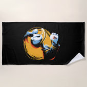 Serviette De Plage Angry Duck (Devant)