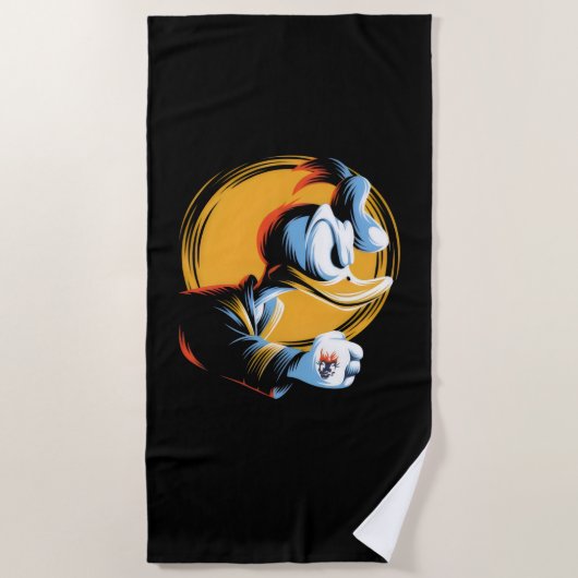 Serviette De Plage Angry Duck (Devant)